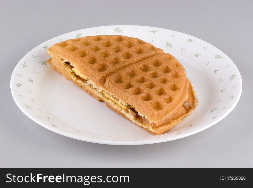 Chinese style snack food waffle
