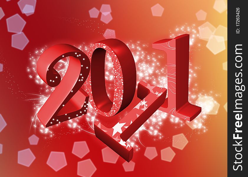 2011 Red  Background