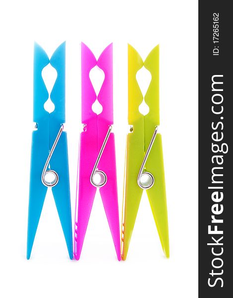 Multicolored Clothespins