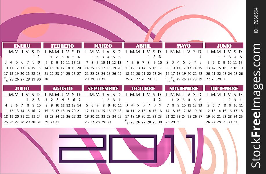 Calendar 2011 Vector