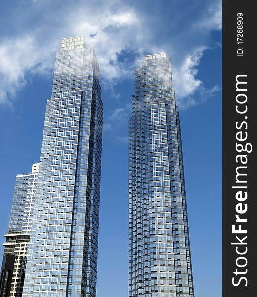 Modern Skyscrapers in the city of New York