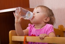 Free The Babe In A Bed Stock Photo - 17271510