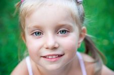 Pretty Liitle Girl Close-up Stock Photos Pretty Liitle Girl Close-up Stock Photos