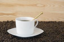 Cup Of Coffee With Smoke Royalty Free Stock Photography Cup Of Coffee With Smoke Royalty Free Stock Photography