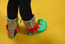 Elf Shoes Royalty Free Stock Photography