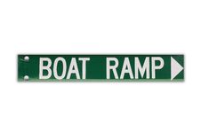 Boat Ramp Sign Royalty Free Stock Images
