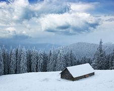 Winter Landscape In Mountains Stock Photo Winter Landscape In Mountains Stock Photo