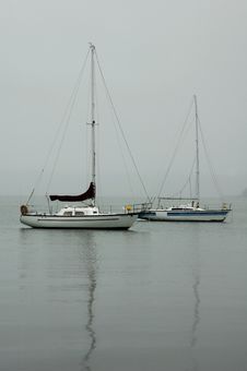 Misty Reflections On The Lake Royalty Free Stock Image Misty Reflections On The Lake Royalty Free Stock Image