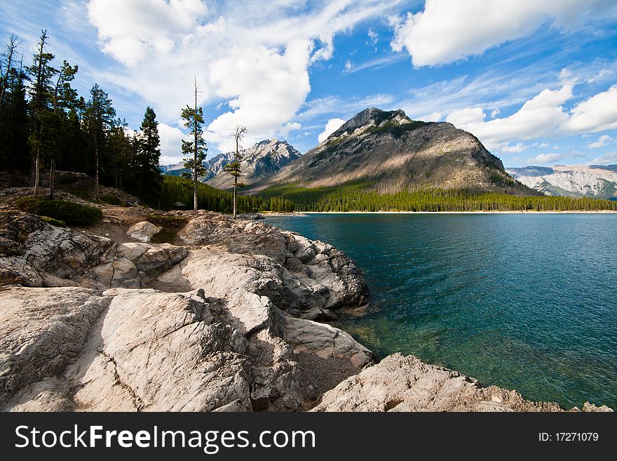 One of the many beautiful lakes in Canada