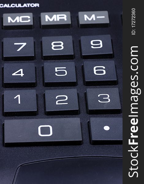 This is a keyboard of a calculator