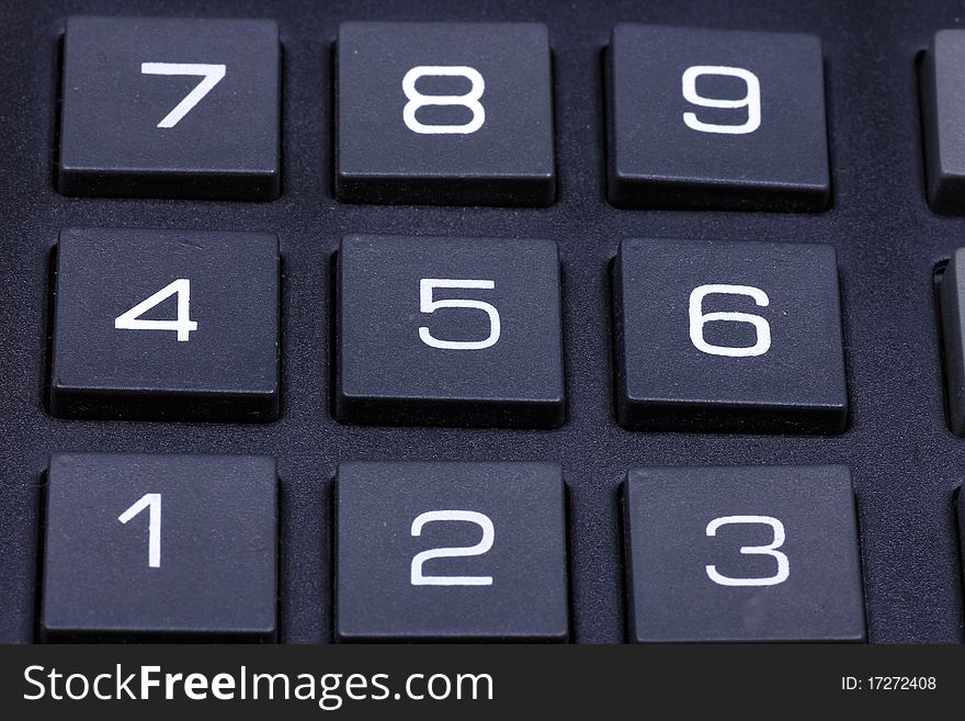 Keyboard Of A Calculator