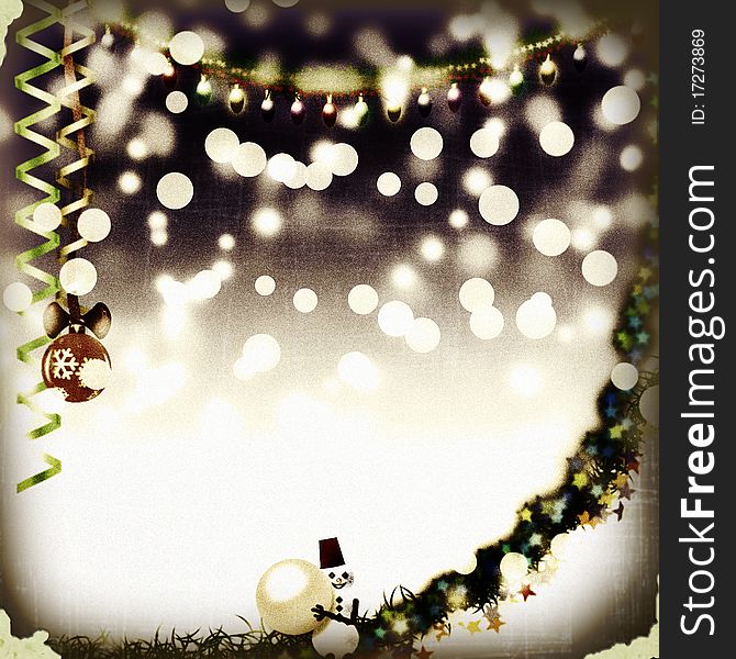 Christmas vintage background for web or desktop
