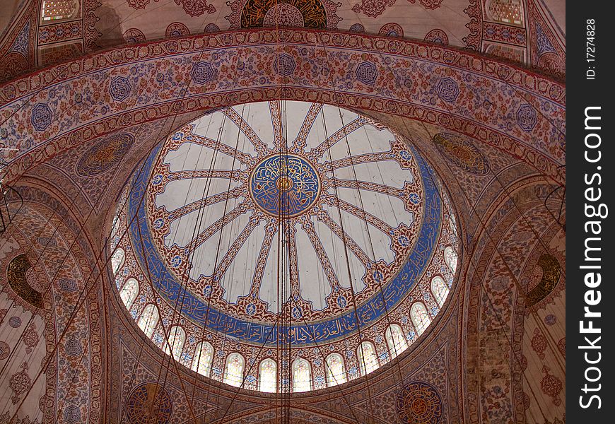 The Blue Mosque in Istanbul.