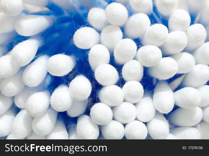 White bunch cleaning on macro