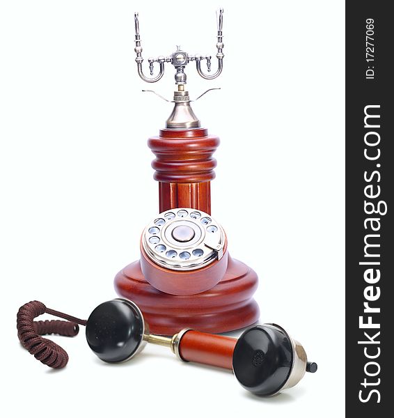 Old fashioned rotary dial phone
