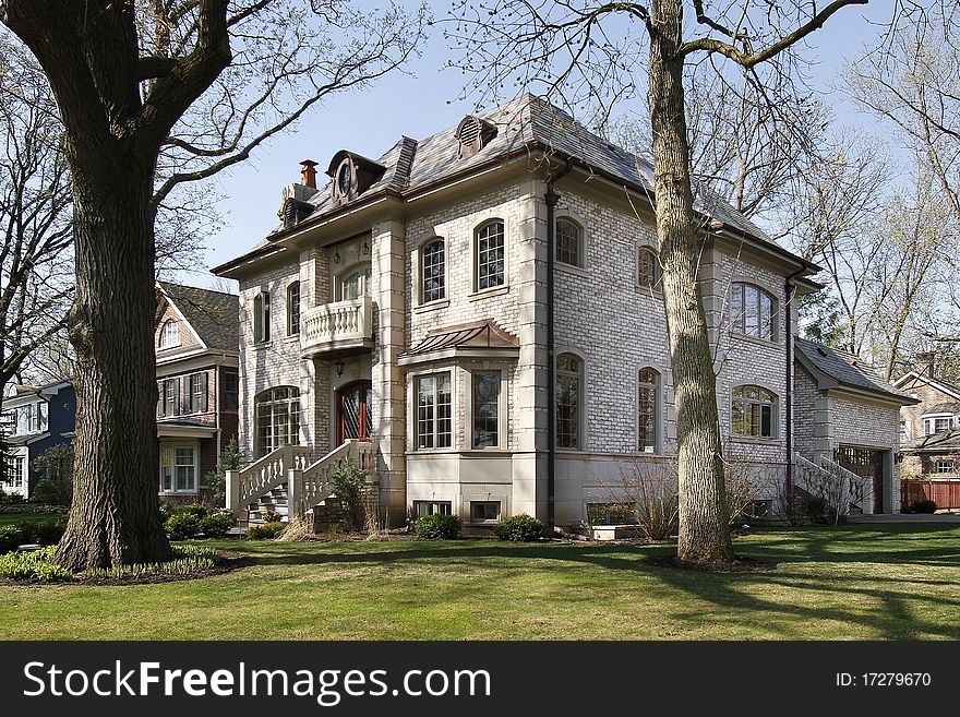 Large home with front balcony