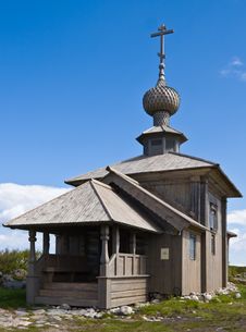 Saint Andrew Chapel On Greater Zayatsky Island Royalty Free Stock Image Saint Andrew Chapel On Greater Zayatsky Island Royalty Free Stock Image
