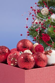 Christmas Tree Ornaments Royalty Free Stock Image