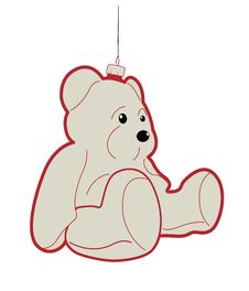 Teddy Bear Bauble Royalty Free Stock Photo Teddy Bear Bauble Royalty Free Stock Photo