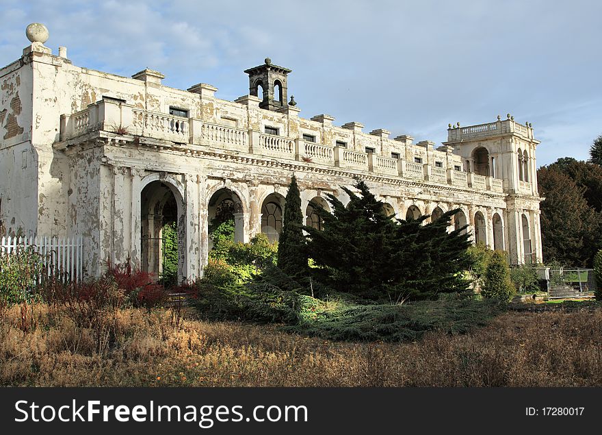 Treatham Gardens Old Building Ruin