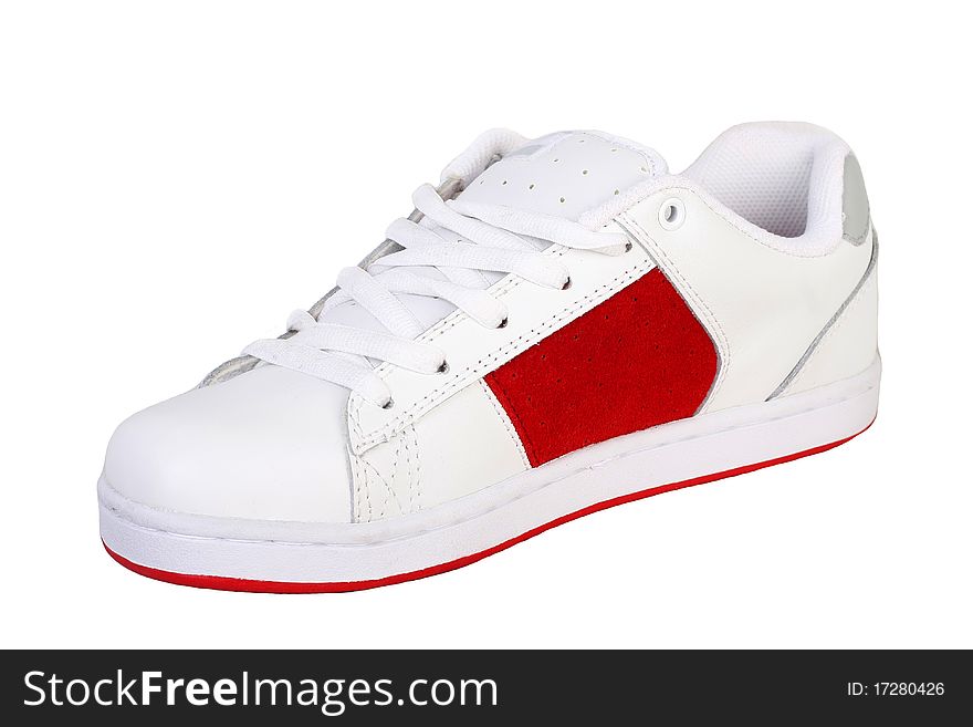 White Skate Shoe Sneakers