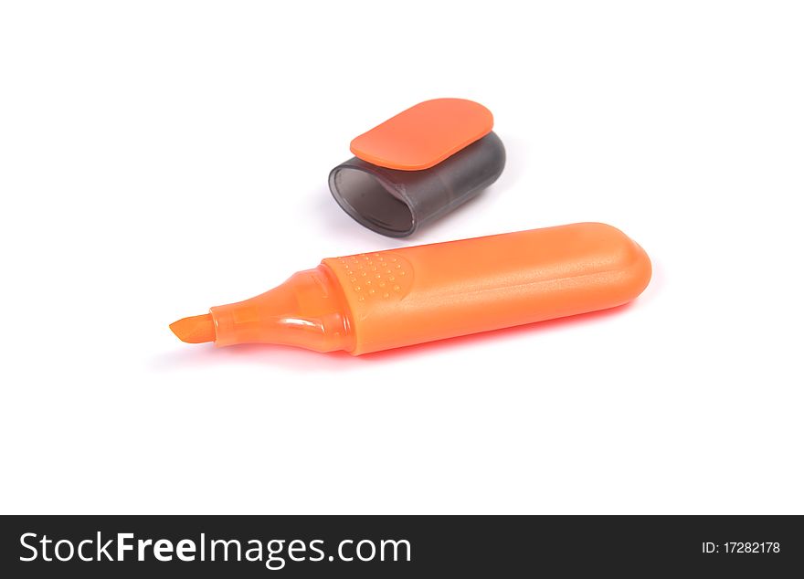 Highlighter isolated on a white background