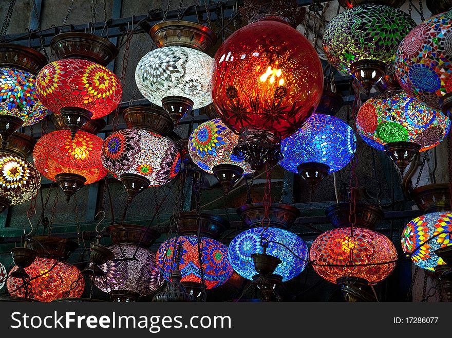 Glass Varicoloured Lamps