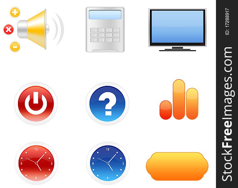 Icon Set For Web Site