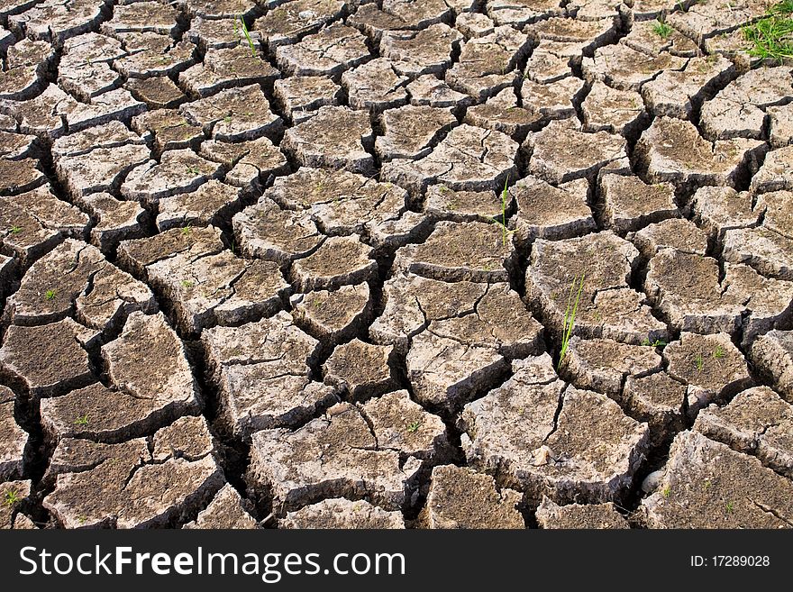 Global warming concept of cracked ground,be arid. Global warming concept of cracked ground,be arid