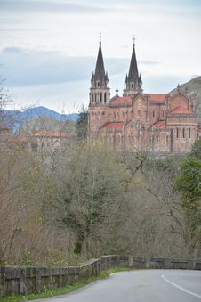 Peaks Of Europe Moutain Landscape At Covadonga Cathedral Royalty Free Stock Image Peaks Of Europe Moutain Landscape At Covadonga Cathedral Royalty Free Stock Image