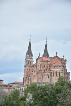 Peaks Of Europe Moutain Landscape At Covadonga Cathedral Stock Photography Peaks Of Europe Moutain Landscape At Covadonga Cathedral Stock Photography