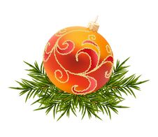 Vector Christmas Ball Royalty Free Stock Photo Vector Christmas Ball Royalty Free Stock Photo