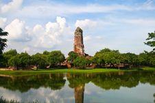 Ancient Buddhist Temple In Ayutthaya Historical Pa Stock Images