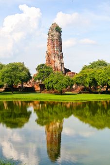 Ancient Buddhist Temple In Ayutthaya Historical Pa Royalty Free Stock Photos Ancient Buddhist Temple In Ayutthaya Historical Pa Royalty Free Stock Photos