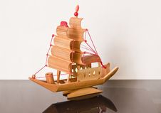 Ship Model Stock Photo
