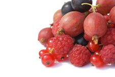 Garden Ripe Berries Isolated Stock Photography Garden Ripe Berries Isolated Stock Photography