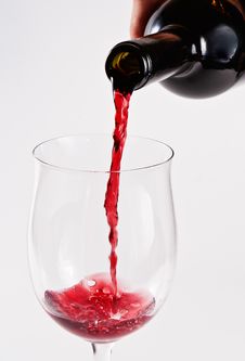 Pouring Wine Stock Image