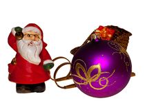 The Christmas Tree And The Glass Ball Royalty Free Stock Images The Christmas Tree And The Glass Ball Royalty Free Stock Images