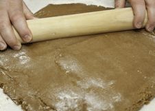 Rolling Cookie Dough Royalty Free Stock Photo Rolling Cookie Dough Royalty Free Stock Photo