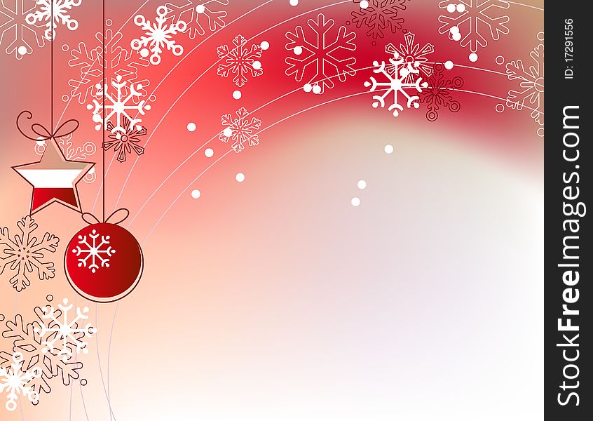 Christmas red background