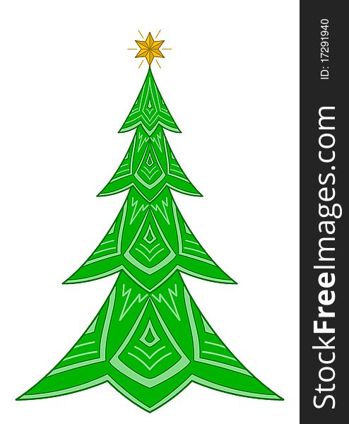 Christmas Fir-tree With Star