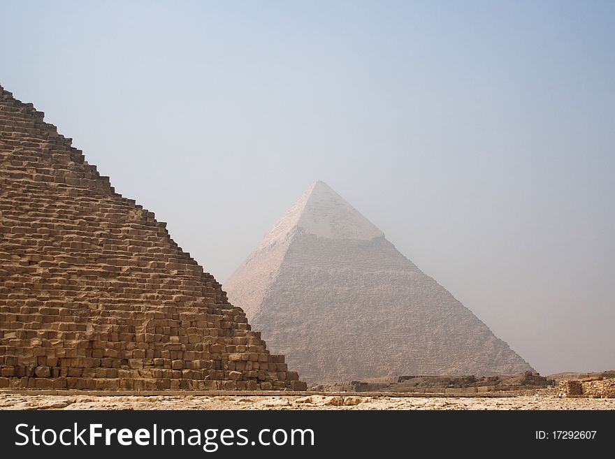 The Pyramids of Cheops and Khafre