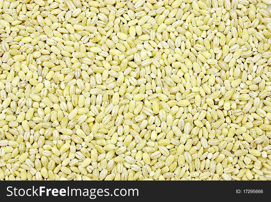 Groats barley as a background