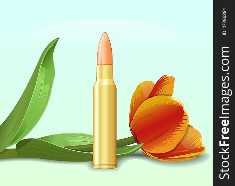 Bullet And Flower