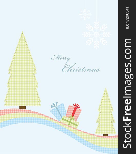 Winter greeting card