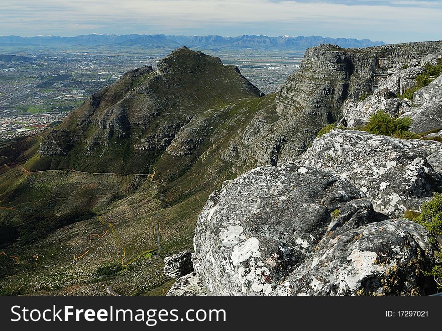 Devil's Peak from Table Mountain