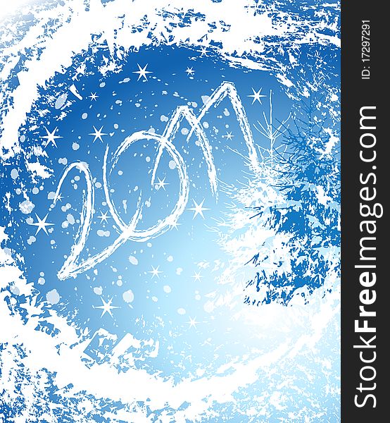 2011 Happy New Year Greeting Card