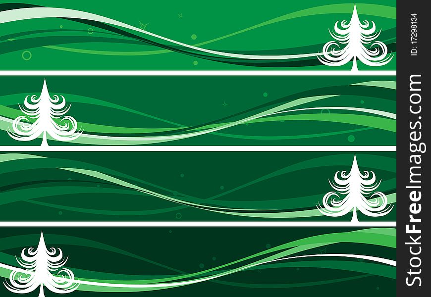 Christmas banner set eps8