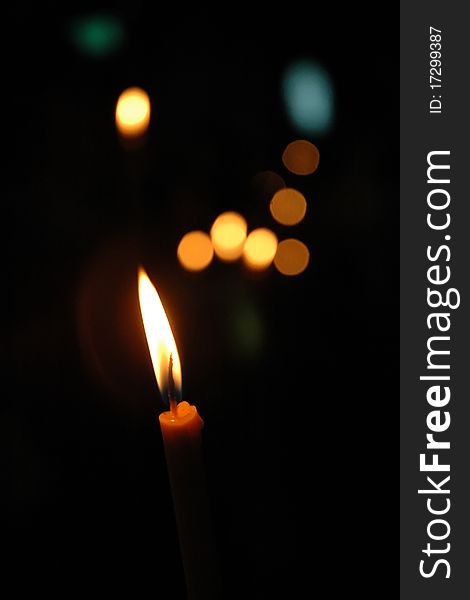 Candles Isolated