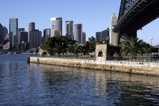 Under The Sydney Harbour Bridge Royalty Free Stock Images